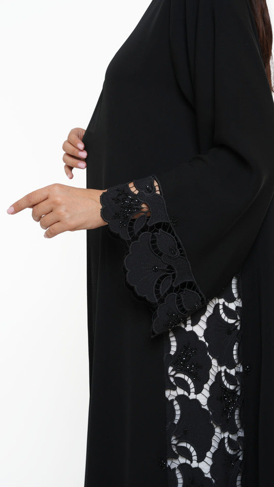 Luxury Lace Abaya 013