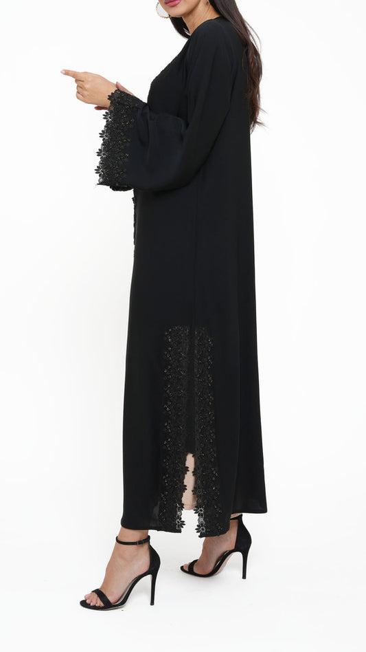 luxury Lace Abaya 001