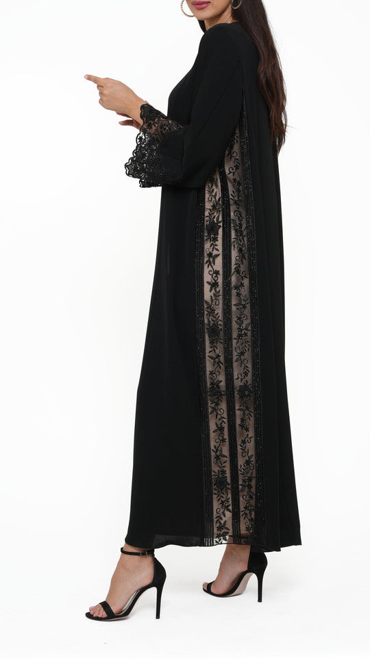 Luxury Lace Abaya 012