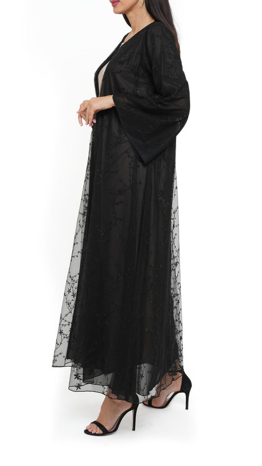Luxury Organza Abaya 007