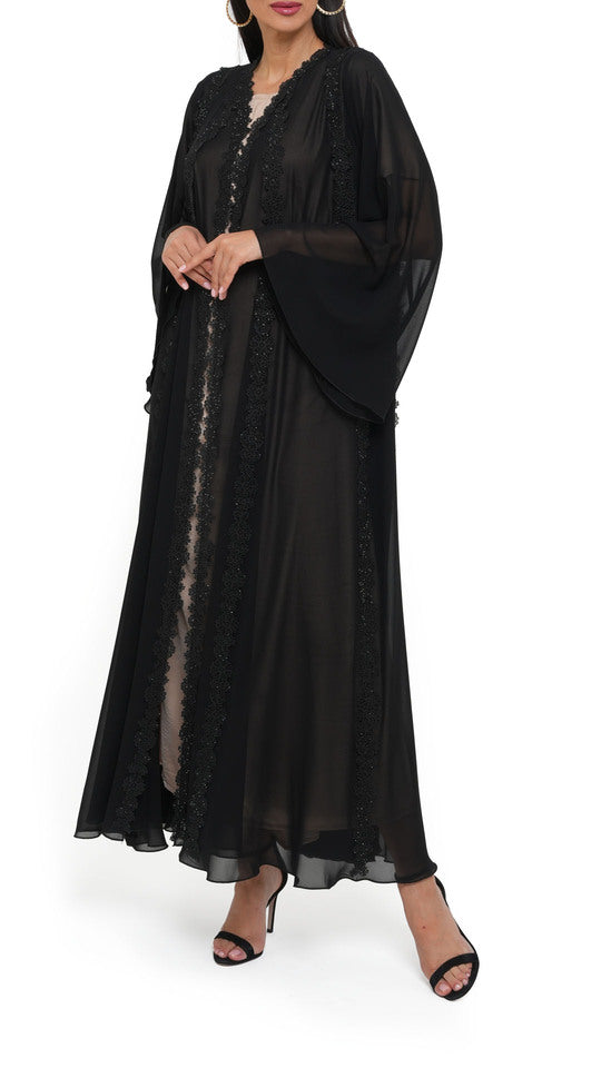 Luxury Shiffon Abaya 002