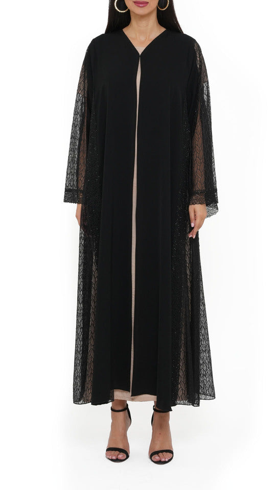 Luxury Lace Abaya 010