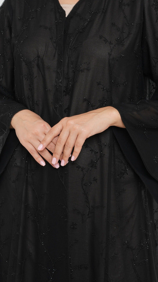 Luxury Organza Abaya 007