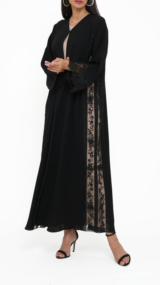 Luxury Lace Abaya 012